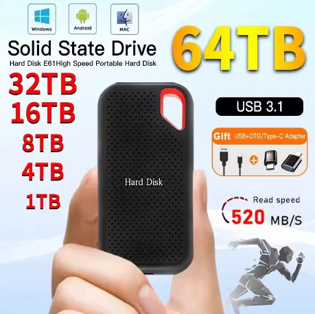 Ssd 2Tb - SSD PSSD E61 1TB 2TB 4TB