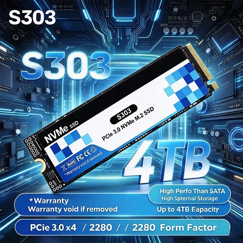 Ssd 500Gb - 2026 New Original S303 M.2 SSD