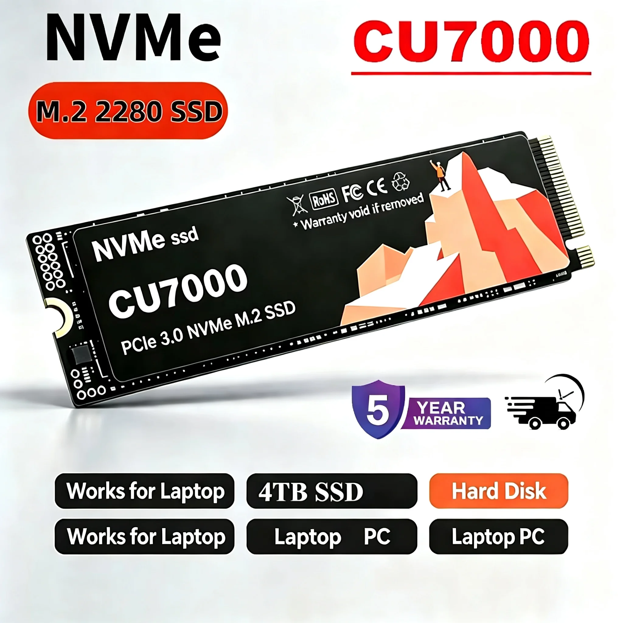 CU7000 SSD M.2 NVMe Internal S - đánh giá và giá Ssd 500Gb