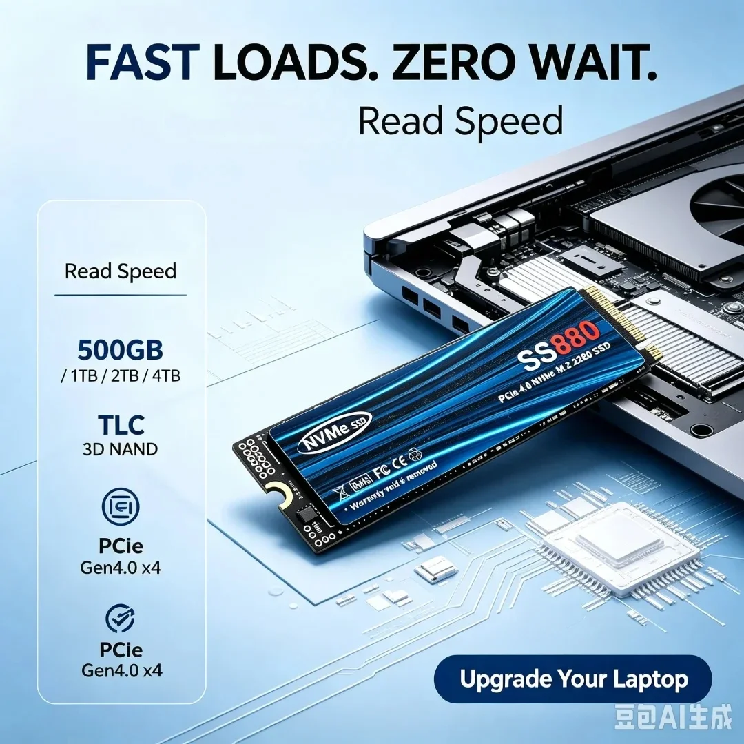 High-Speed SS880 NVMe M.2 SSD, - đánh giá và giá Ssd 500Gb