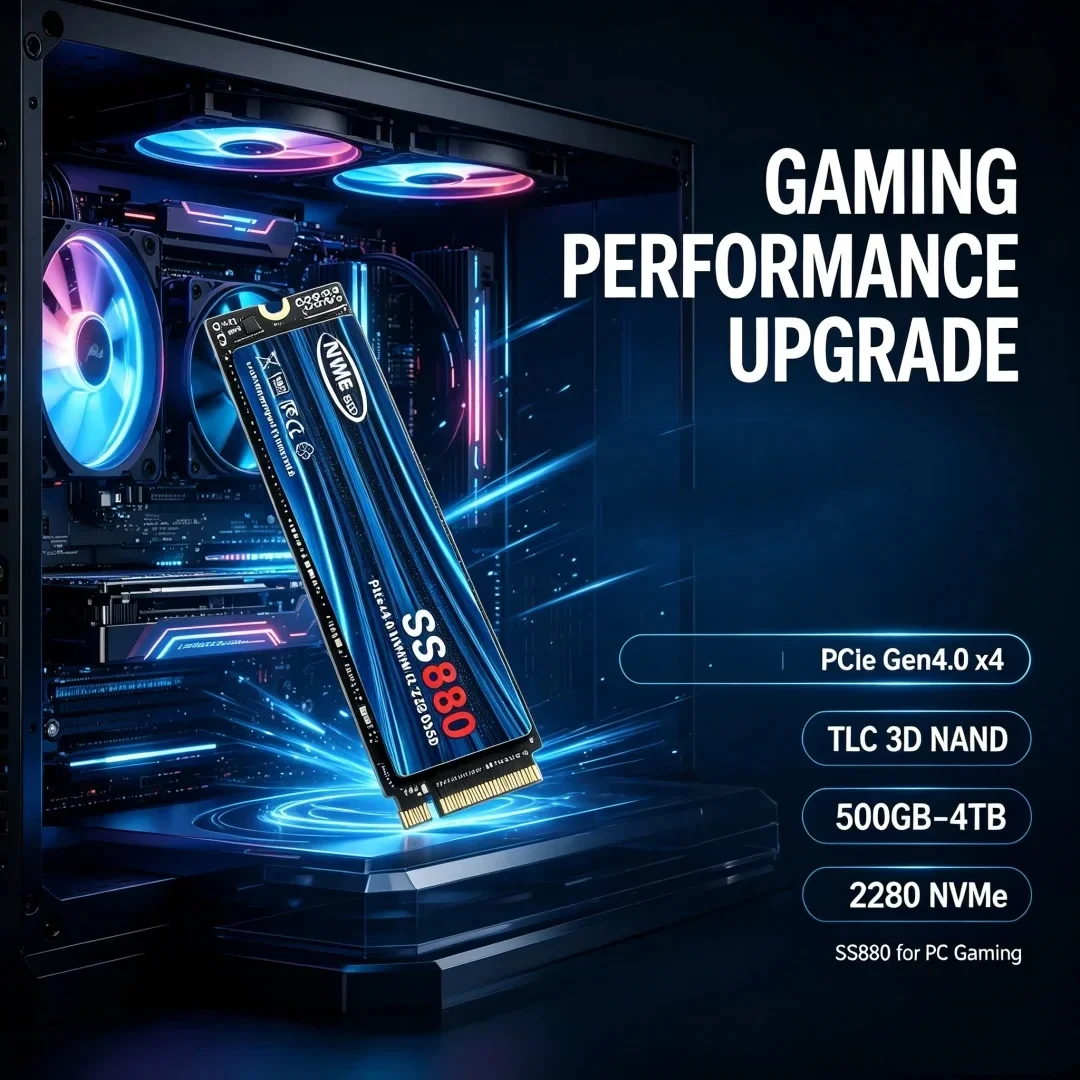 High-Speed SS880 NVMe M.2 SSD, - đánh giá và giá Ssd 500Gb