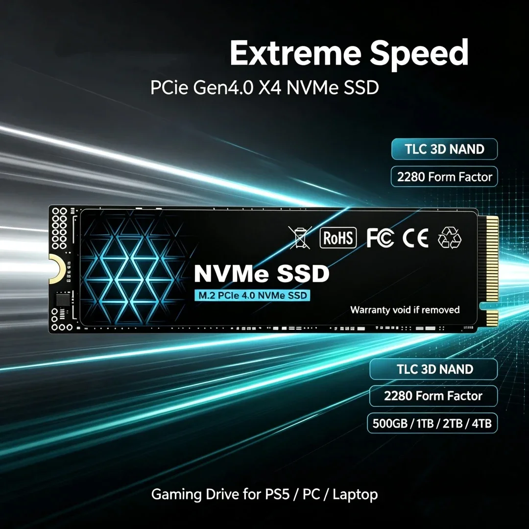 LSKJ M.2 2280 NVMe SSD,PCIe4.0 - đánh giá và giá Ssd 500Gb