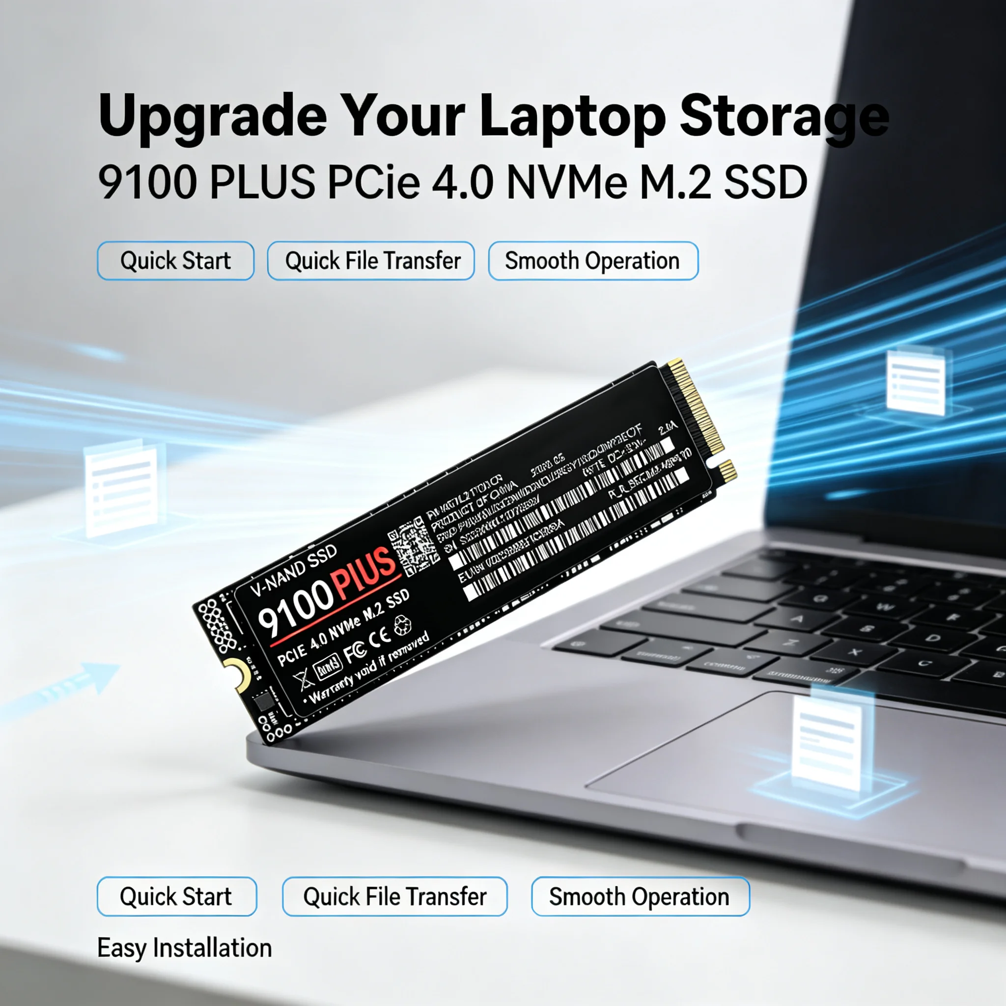 M.2 NVMe SSD 9100 PLUS PCIe Ge - đánh giá và giá Ssd 500Gb