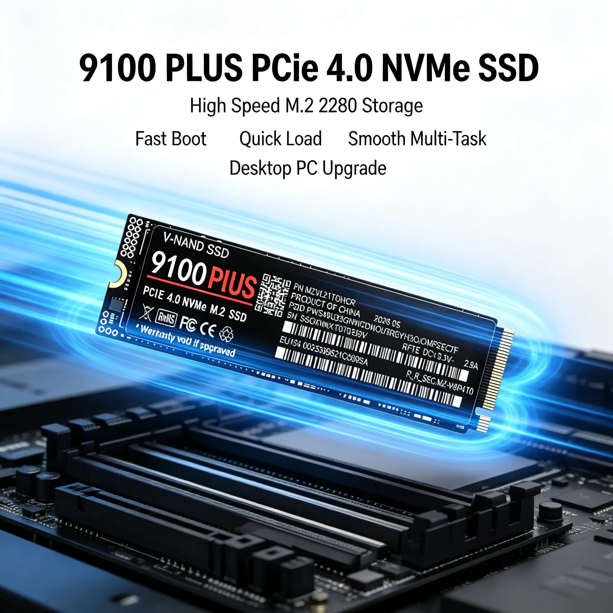 M.2 NVMe SSD 9100 PLUS PCIe Ge - đánh giá và giá Ssd 500Gb