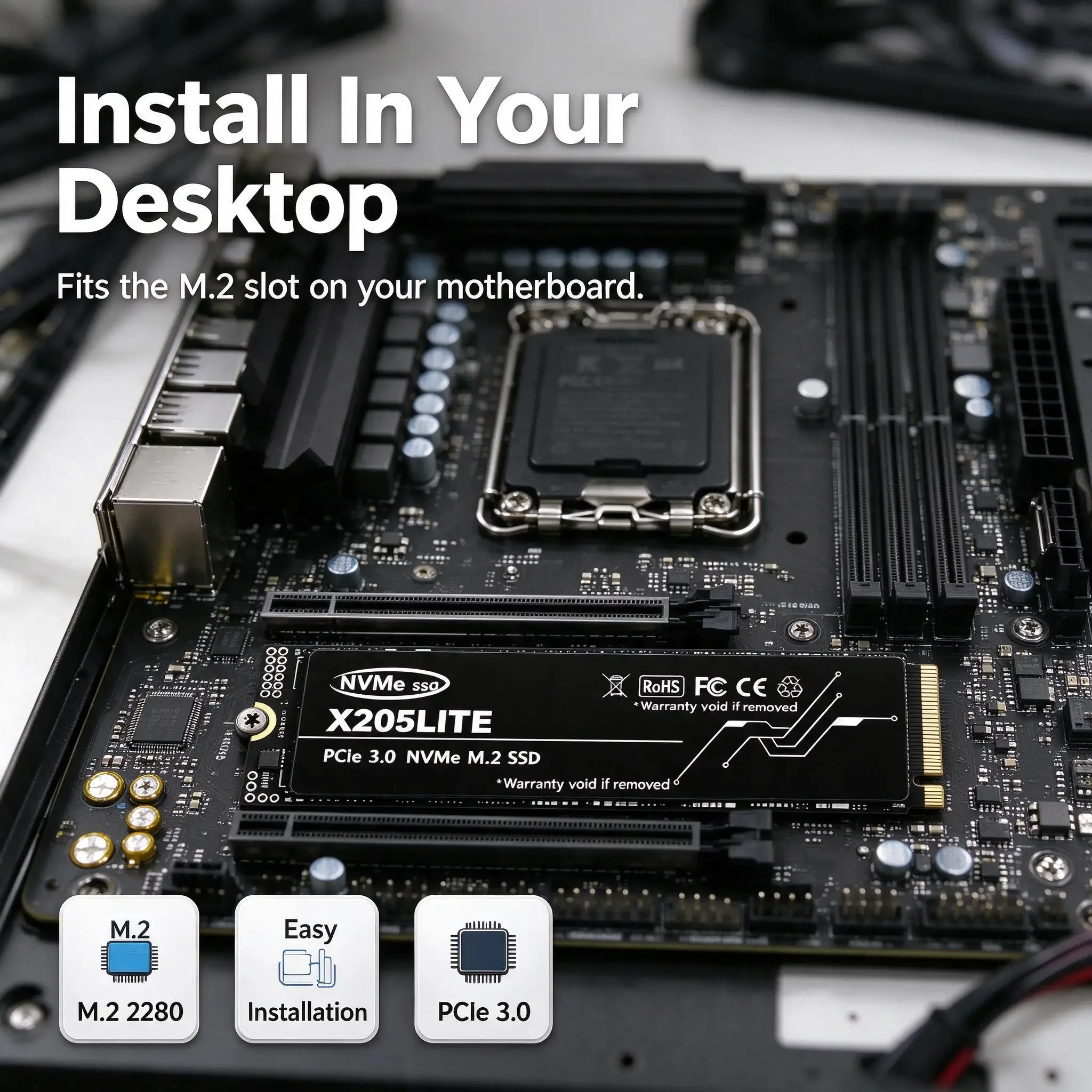 X205LITE NVMe M.2 Integrated S - đánh giá và giá Ssd 500Gb