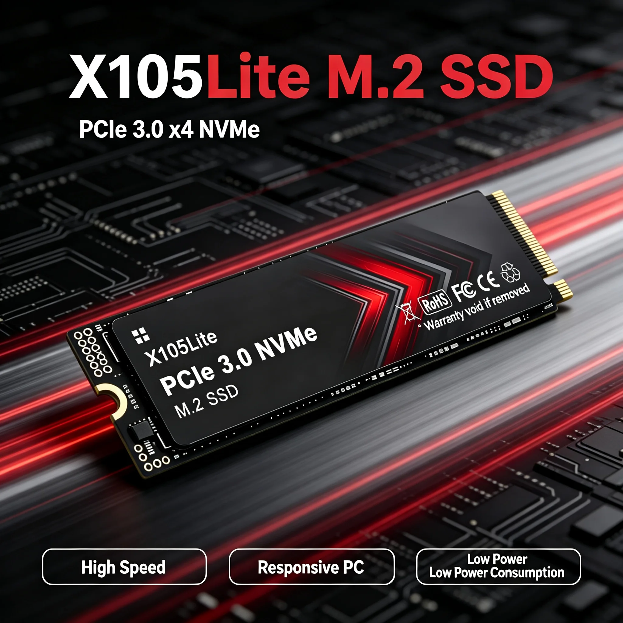 X105Lite M.2 NVMe SSD 500GB 1T - đánh giá và giá Ssd 500Gb